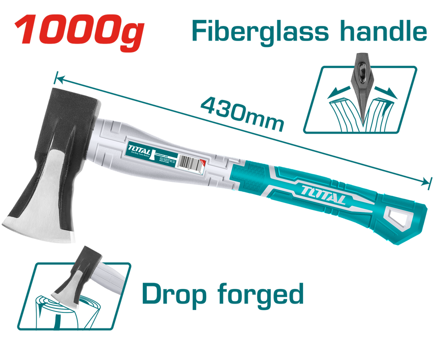 TOTAL TOOLS AIRCRAFT AXE 1000GR TOTAL TOOLS NAMIBIA