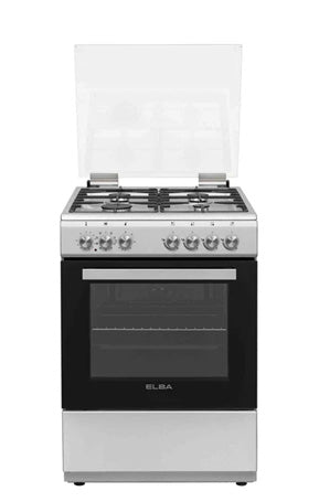 ELBA ESSENTIAL 60CM 4BRN GAS/ELEC STOVE S/STEEL D.K. GAS APPLIANCES (P