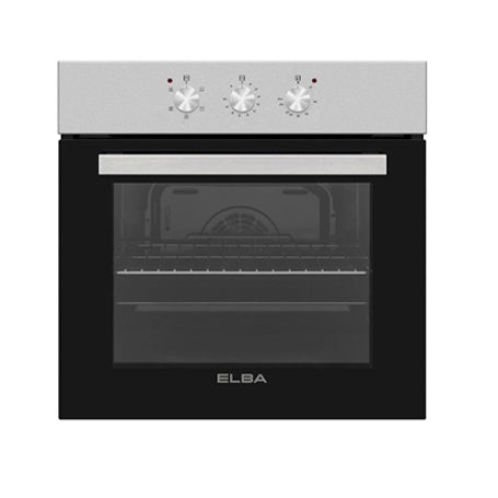 ELBA 60CM MULTIFUNCTION ELECTRIC OVEN BLACK GLASS D.K. GAS APPLIANCES (P