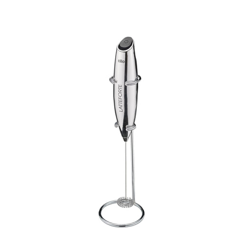 CILIO LATTEFORTE MILK FROTHER - CHROME STAINLESS STEEL SOLUTI