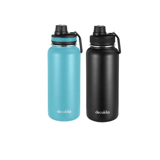 DECAKILA 2PCS 900ML VACUUM FLASK BLUE AND BLACK TOTAL TOOLS NAMIBIA