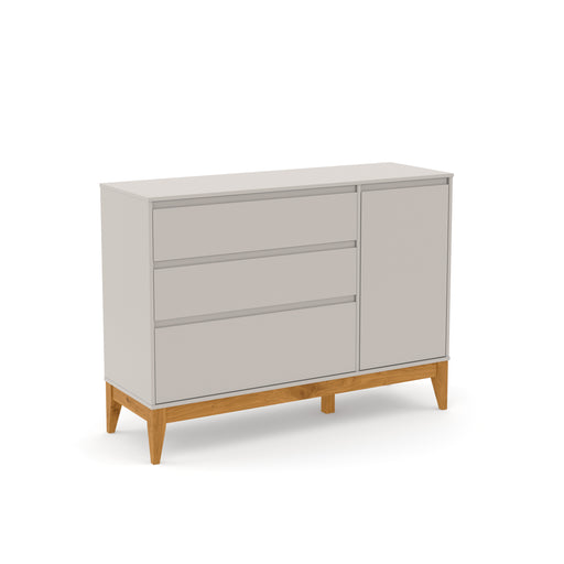 NATURE CHEST OF DRAWERS W/DOOR GREY/ECO WOOD MATIC INDUSTRIA