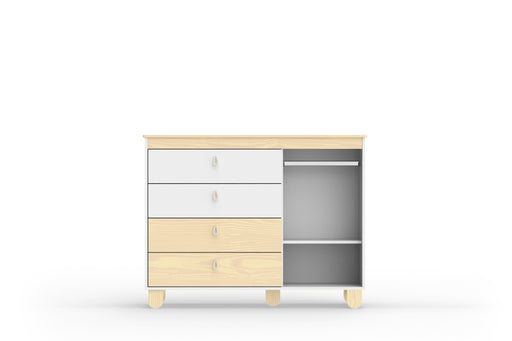 ROPE CHEST OF DRAWERS WHITE/NATURAL MATIC INDUSTRIA