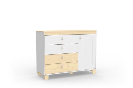 ROPE CHEST OF DRAWERS WHITE/NATURAL MATIC INDUSTRIA