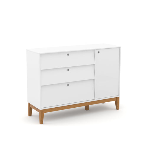 UNIQUE CHEST OF DRAWERS WHITE/ECO WOOD MATIC INDUSTRIA