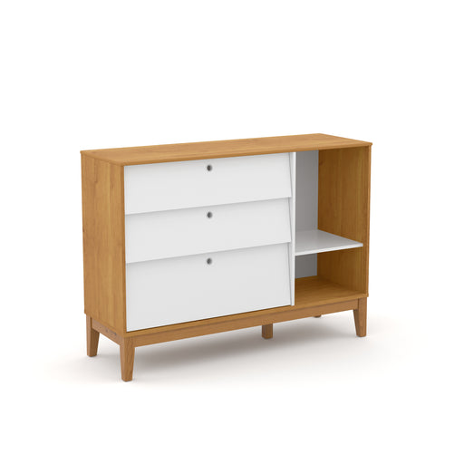 UNIQUE CHEST OF DRAWERS FREIJO/WHITE/ECO WOOD MATIC INDUSTRIA