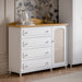 PROVENCE CHEST OF DRAWERS WITH RATTAN DOOR WHITE/F MATIC INDUSTRIA