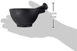 ZASSENHAUS MORTAR AND PESTLE 3PCE SET - BLACK STAINLESS STEEL SOLUTI