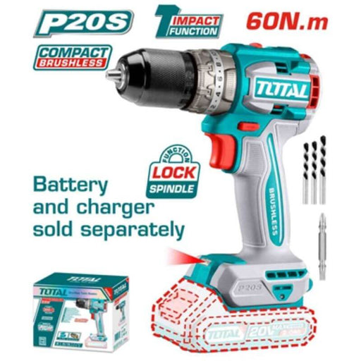 TOTAL TOOLS COMPACT BRUSHLESS CORDLESS IMPACT DRIL TOTAL TOOLS NAMIBIA