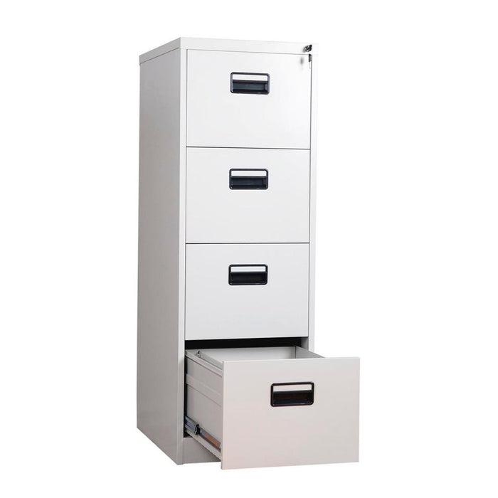 STEEL LATERAL 4-DRAWER - WHITE KTMM INVESTMENT PTY LT