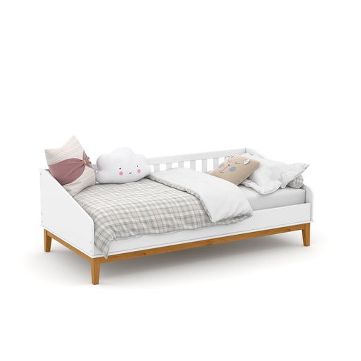 NATURE SINGLE BED FOR MATT 1900X900 WHITE/ECO WOOD MATIC INDUSTRIA