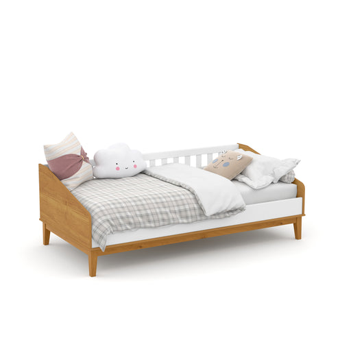 NATURE SINGLE BED FOR MATT 1900X900 FREIJO/WHITE/E MATIC INDUSTRIA