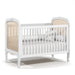 PROVENCE CRIB WITH RATTAN HEADBOARD WHITE MATIC INDUSTRIA