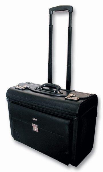 PILOT CASE 622-50 BLACK ELEGANT TRAVEL GOODS