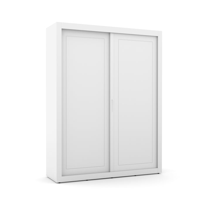 TUTTO 2PT SLIDING WARDROBE WHITE MATIC INDUSTRIA