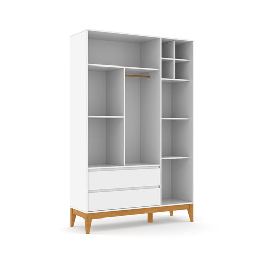 NATURE 3DOOR WARDROBE WHITE/ECO WOOD MATIC INDUSTRIA