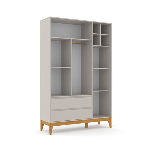 NATURE 3 DOOR WARDROBE GREY/ECO WOOD MATIC INDUSTRIA