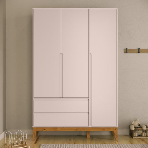 NATURE 3 DOOR WARDROBE ROSE/ECO WOOD MATIC INDUSTRIA