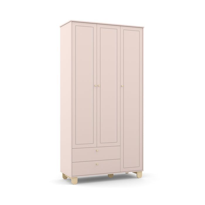 ZUPY 3 DOOR WARDROBE ROSE/NATURAL MATIC INDUSTRIA