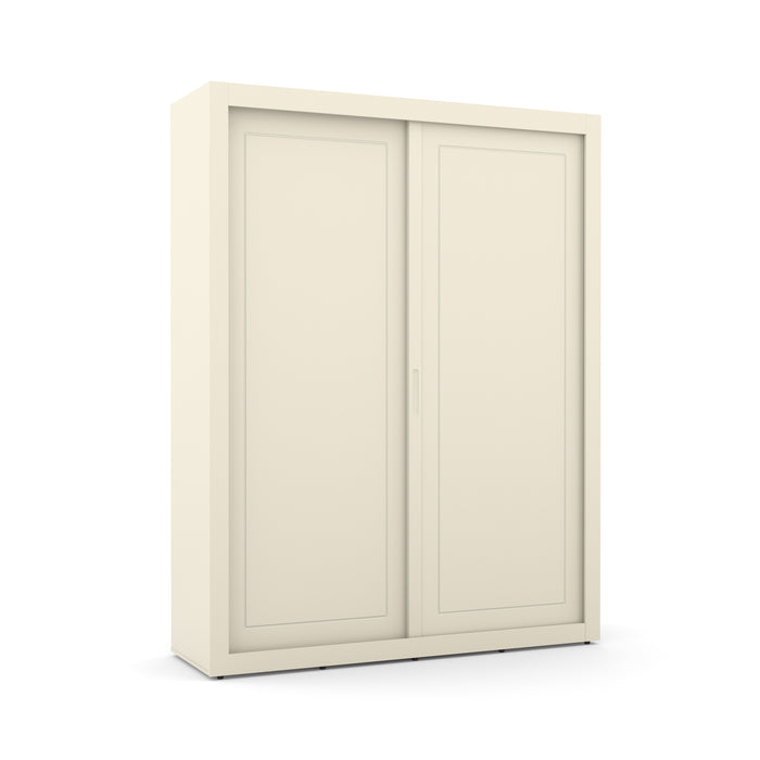 TUTTO 2 DOOR SLIDING WARDROBE OFF WHITE MATIC INDUSTRIA