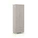 ZUPY 2 DOOR CLEAN LAQ WARDROBE GREY/NATURAL MATIC INDUSTRIA