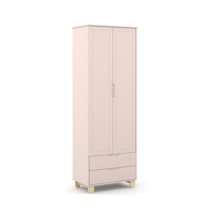 ZUPY 2 DOOR CLEAN LAQ WARDROBE ROSE/NATURAL MATIC INDUSTRIA