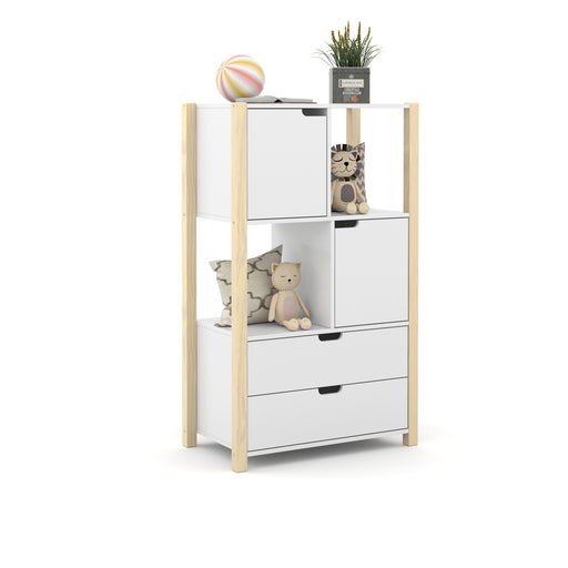 LIV KIDS CABINET OF DRAWERS WHITE/NATURAL MATIC INDUSTRIA