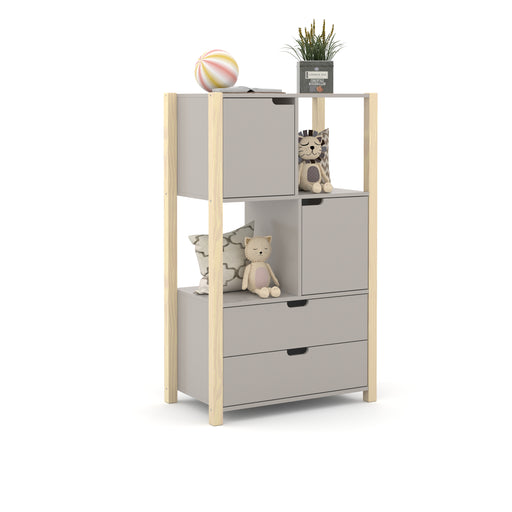 LIV KIDS CABINET OF DRAWERS GREY/NATURAL MATIC INDUSTRIA