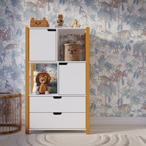 LIV KIDS CABINET OF DRAWERS WHITE/FREIJO MATIC INDUSTRIA