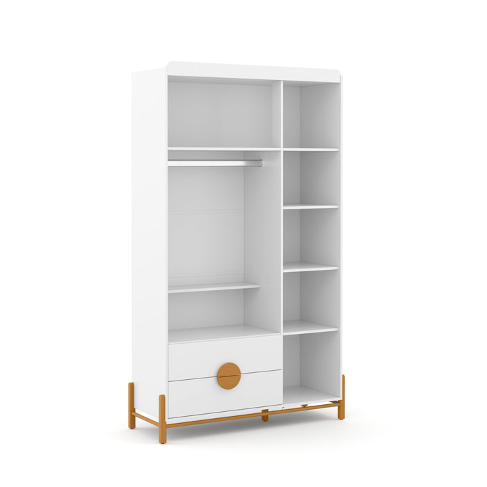 TESS 3 DOOR WARDROBE WHITE/ECO WOOD MATIC INDUSTRIA