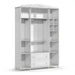 PROVENCE WARDROBE 4 DOORS 2 DRAWERS WITH RATTAN MATIC INDUSTRIA