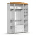 PROVENCE WARDROBE 4 DOORS AND 2 DRAWERS W/RATTAN W MATIC INDUSTRIA