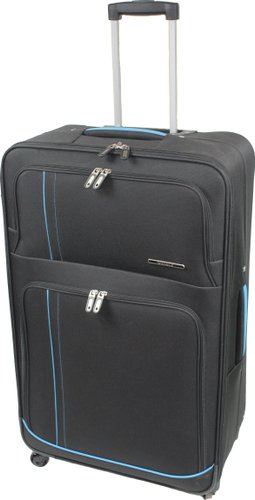 TOSCA SPACE AGE 4WH.TROL - BLACK ELEGANT TRAVEL GOODS