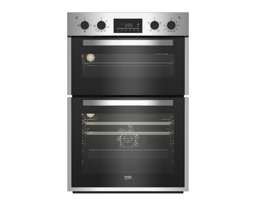 BEKO 60CM 75L DOUBLE OVEN DEFY