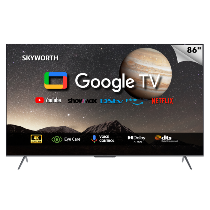 SKYWORTH 86" UHD SMART GOOGLE TV FURNTECH