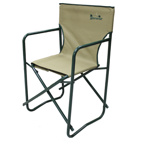 CHAIR DIRECTOR GREEN CANVAS WITH FULL BACKREST CYMOT