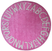 KIDS SMART RUG - ABC PINK 150X150 RUGS ORIGINAL