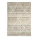 ABSTRACT SHAGGY RUG 160X235 - AS004 beige stripe patterned rug