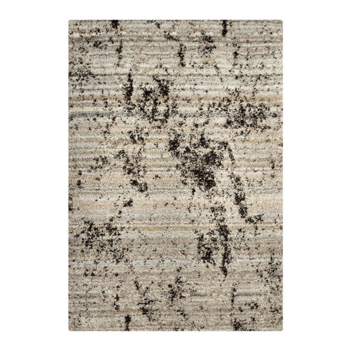 ABSTRACT SHAGGY RUG 160X235 - AS008 beige and back rug