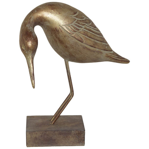 bird on plinth ornament decor