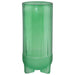 ABSINTHE GREEN VASE 28X12CM TRANS NATAL CUT GLASS