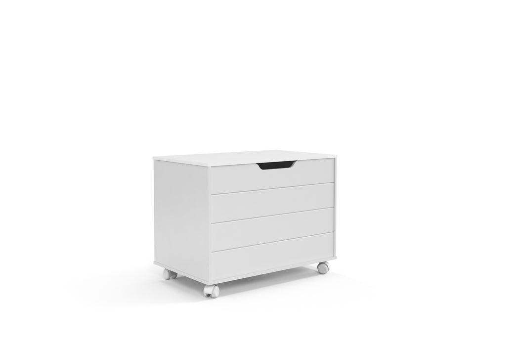 TOY TRUNK WHITE WITH WHEELS MATIC INDUSTRIA