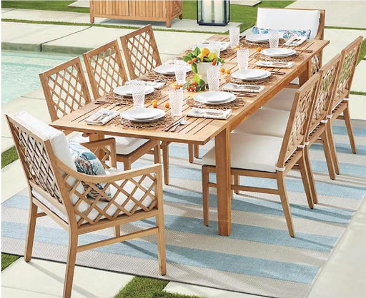 9PCS BEATRIX Patio set perfect for your patio or barbeque area