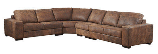 4PCE CALEDON CNR L/S F/L WOODLAND SPICE BROWN ALPINE UPHOLSTERERS