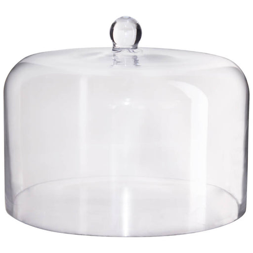 GLASS DOME 33X26CM TRANS NATAL CUT GLASS