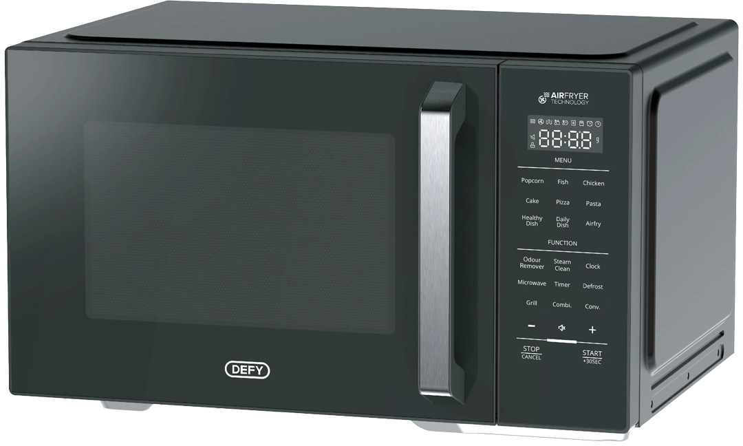 DEFY 27L AIR FRYER MICROWAVE BLACK DEFY