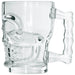 SKUL BEER MUG 450ML TRANS NATAL CUT GLASS