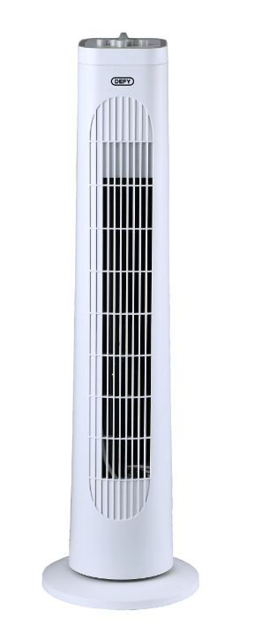 DEFY MECHANICAL TOWER FAN WHITE DEFY