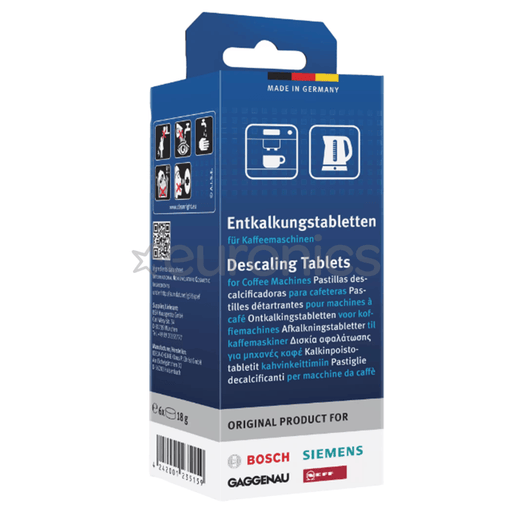 BOSCH DESCALING TABLETS BSH HOME APPLIANCES