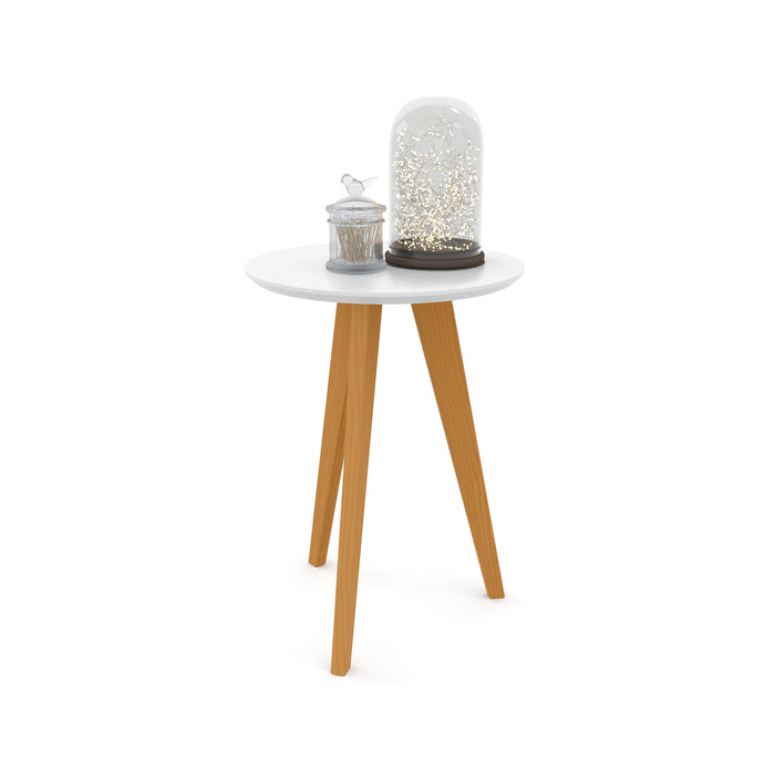 LIV SIDE TABLE WHITE/ECO WOOD MATIC INDUSTRIA